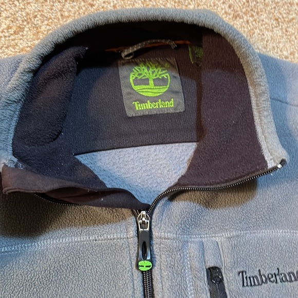 Timberland Gray Zip Up Sweater - Picture 3 of 7